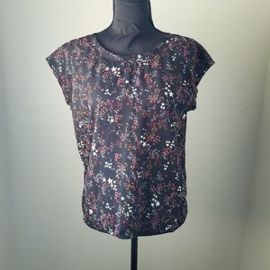 Abercrombie & Fitch Star Cap Sleeve Blouse Small